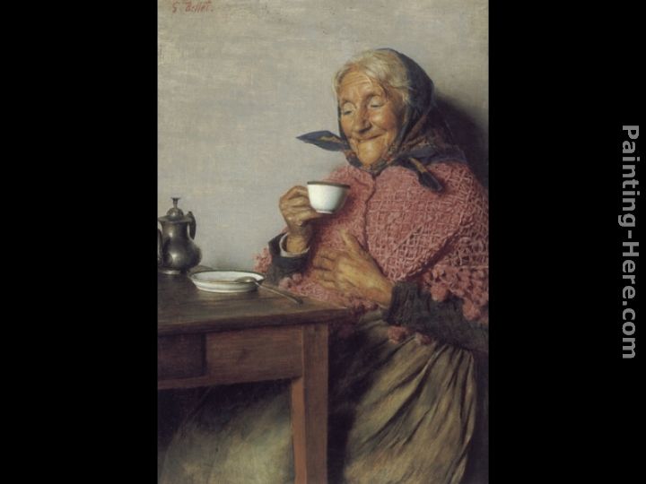 A Good Brew painting - Gaetano Bellei A Good Brew art painting